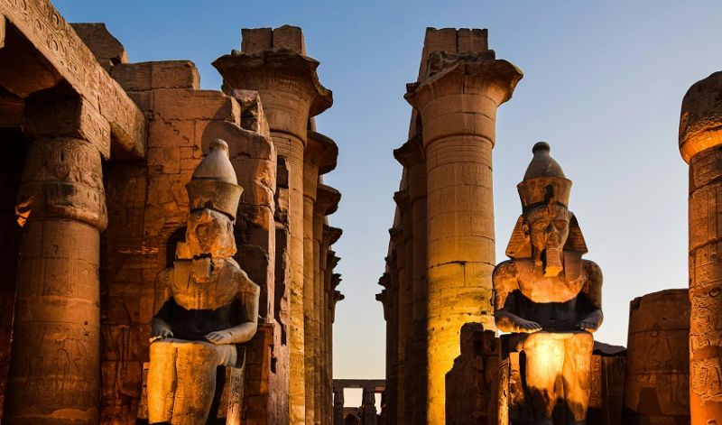 Luxor Temple Courtyard