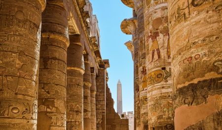 Hatshepsut Obelisk in Karnak Temple
